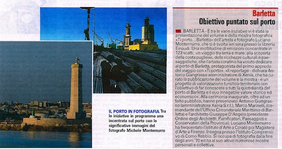 "La Gazzetta del Mezzogiorno" del 13 marzo 2011